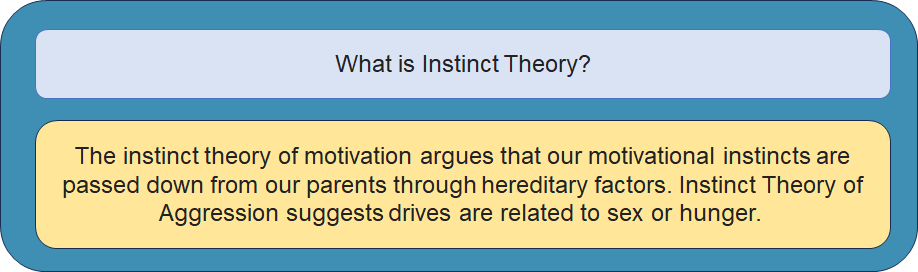 What is Instinct Theory Of Aggression?